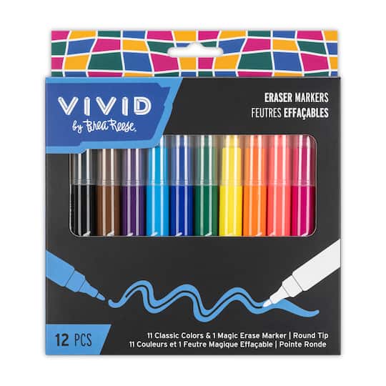 VIVID by Brea Reese® Eraser Markers Set